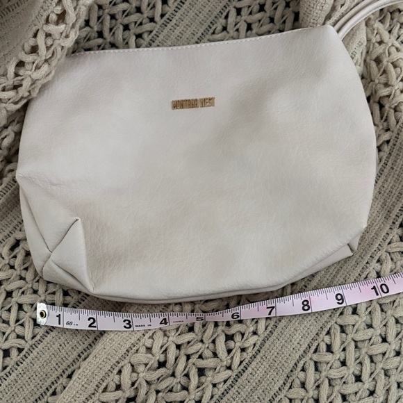 Montana West Cream Oversized Wristlet Pouch - Picture 5 of 6